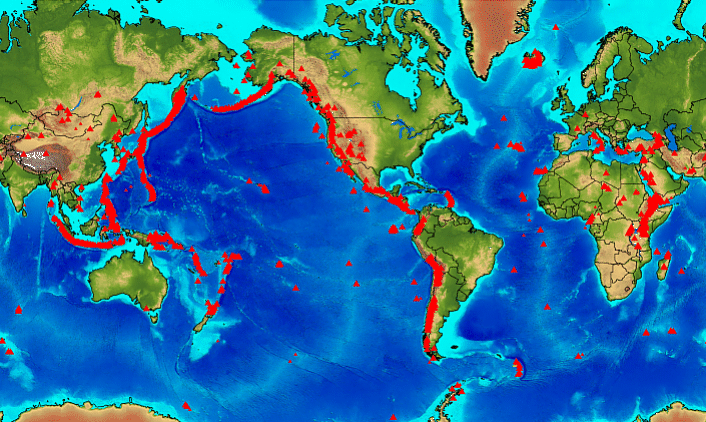 volcanoes-world-map