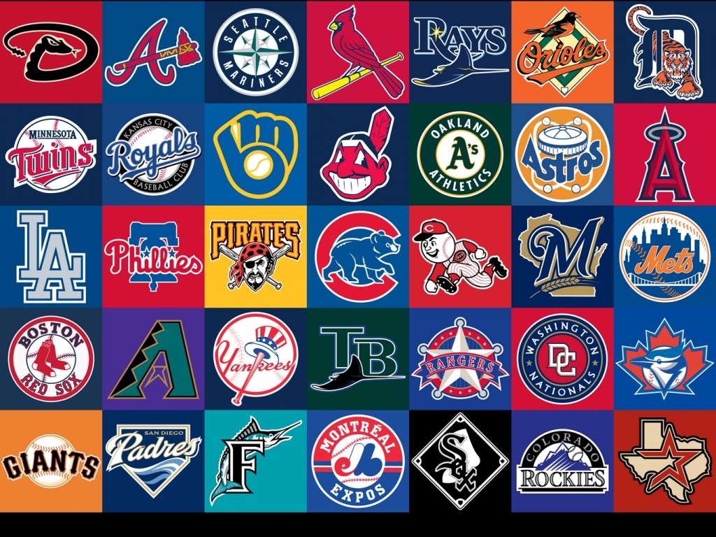 major league baseball team logos