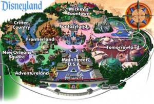 How many people go to Disneyland each day?