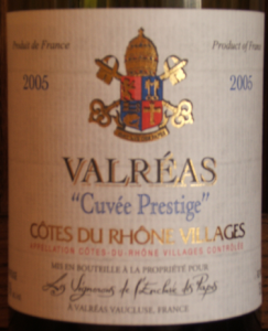 valreas-cuvee-prestige-cotes-du-rhone-2005