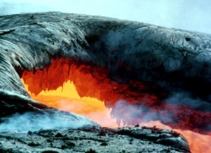 Mauna Loa Lava Tube 1984